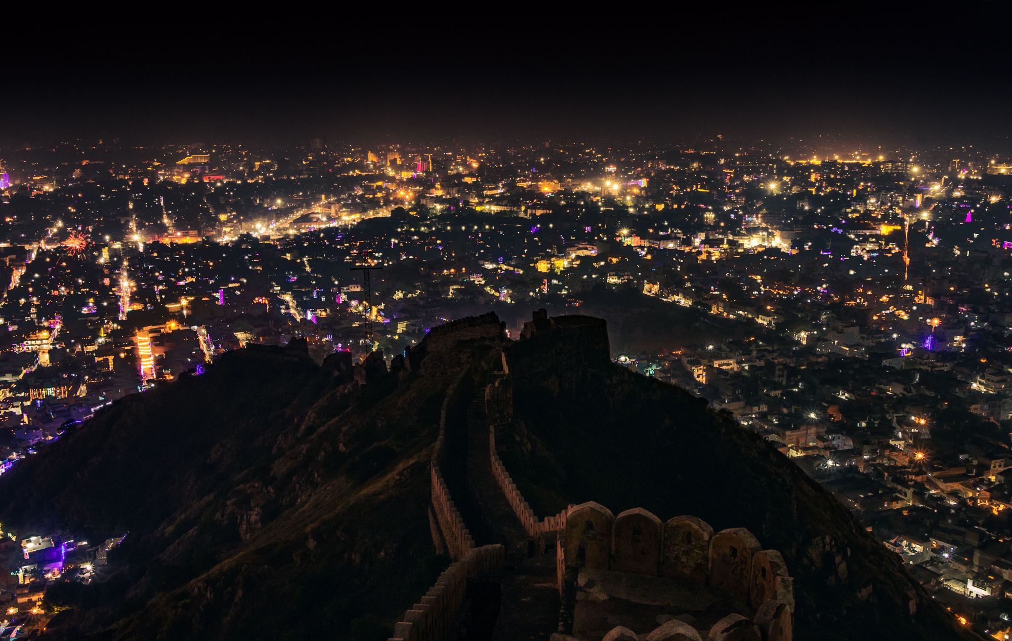Jaipur lit up for Diwali